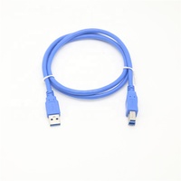 Kabel printer, 0.3m 0.5m USB 3.0 A male ke B male