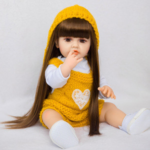 KEIUMI Reborn Baby Dolls 55cm Full Silicone <span class=keywords><strong>Bebe</strong></span> Newborn Toddler Baby Toys for Girls - Product Image 3