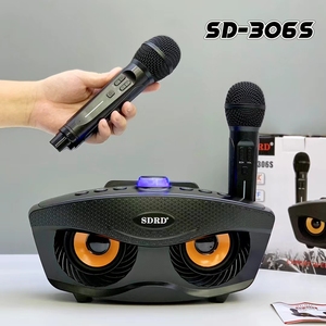Sd306S, el Nuevo Dispositivo Electrónico Familiar, Karaoke 2 en 1, Altavoz Inalámbrico Portátil con Micrófono Dual, Altavoz con <span class=keywords><strong>Sonido</strong></span> <span class=keywords><strong>de</strong></span> Bajos - Product Image 5