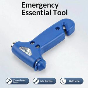 Martillo de Emergencia para Auto, Rompe Cristales, Accesorios Interiores para RV, Cortador de Cinturón de Seguridad, Herramienta de Impacto - Product Image 2