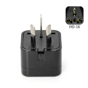 Adaptateur de voyage de tournée de prise de courant à broche plate de type I 3 pour AU Australie <span class=keywords><strong>Nouvelle</strong></span>-Zélande Chine - Product Image 4