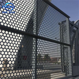 Grillage décoratif extérieur en acier inoxydable perforé galvanisé pour clôture de protection - Product Image 4