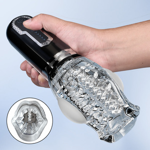 एंटी-ब्लॉकिंग डिज़ाइन पारदर्शी जेब पुरुष स्ट्रोकर वाइब्रेटर दो कंपन पुरुषों हस्तमैथुन मशीन - Product Image 3