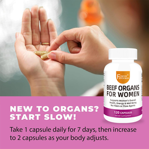 Fabricante de Suplementos de Órganos de Res Personalizados, Apoya la Energía y la Vitalidad General de las Mujeres, 120 Cápsulas de Órganos de Res - Product Image 2