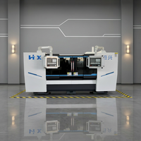 Tour CNC personnalisable de 1,5 m de long pour usinage de rouleaux de convoyeur, avec double mandrin de 95 mm et deux porte-outils à double extrémité