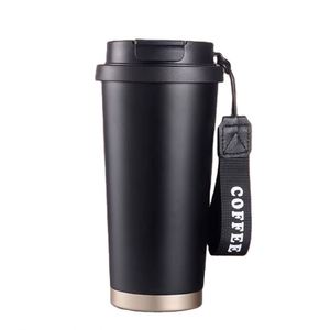 Vaso Térmico Personalizado con Logotipo, 510 ml, Doble Capa, Acero Inoxidable, Portátil, para Viajes, con Asa, para Bebidas - Product Image 1