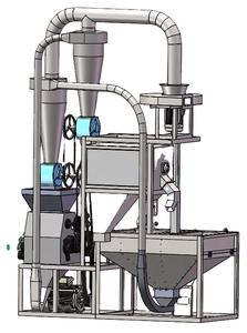 Minimáquina de molino de harina, máquina de molienda de maíz/sorgo/carretilla/arroz/trigo, 260-400 kg/h - Product Image 3