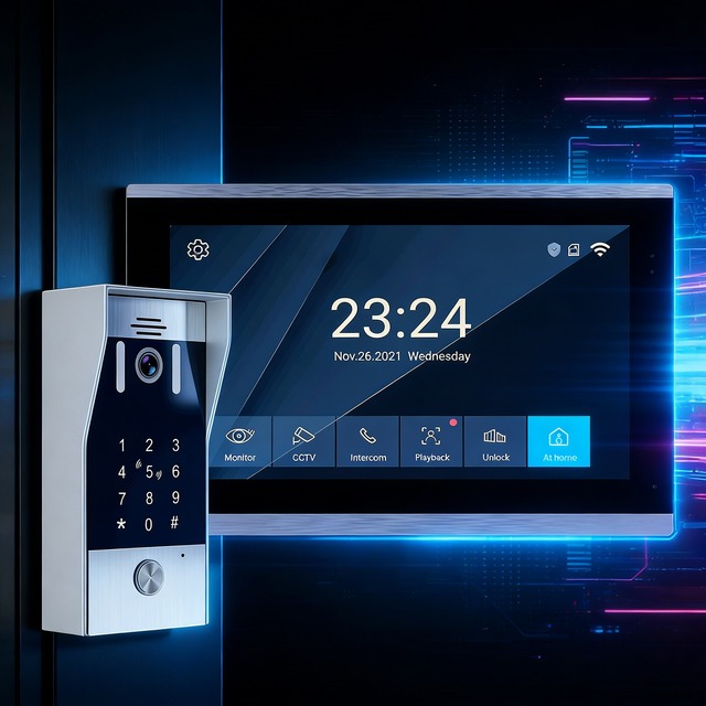 Clear Two Way Audio Loud Voice Smart Video Door Phone Intercom System for Home Communication
