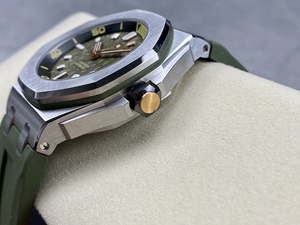 Reloj Mecánico de Lujo de la Mejor Calidad, Resistente al Agua, 42 mm, Fábrica ZF, Movimiento 4308, Esfera Verde Luminosa 15720, Reloj Super Diver - Product Image 4