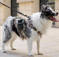 Harnais tactique pour chien en gros avec conception anti-traction - Matériau Oxford camouflage, boucle POM, MOQ 2 pièces pour chiens de taille moyenne à grande