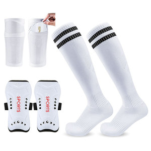 Ensemble de trois chaussettes de <span class=keywords><strong>football</strong></span> montantes au-dessus du genou Trade Straps pour enfants et adultes en polyester et coton absorbant la transpiration - Product Image 5
