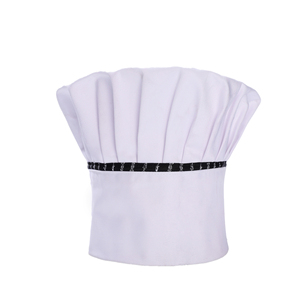 Cappello da Lavoro per Camerieri di Hotel e Cucina, Cappello Plissettato per Pasticceria e Industria Alimentare, Cappello Bianco da Chef per Uomini e Donne - Product Image 6