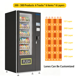 Máquina Expendedora <span class=keywords><strong>de</strong></span> Bebidas Frías Automática LERKE, Nueva Tendencia, Tipo Cinturón, 36 Compartimentos, Exportación a Europa - Product Image 3