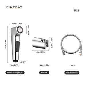 PINEBAY, высококачественный распылитель для ванной с регулируемым давлением воды - Product Image 6