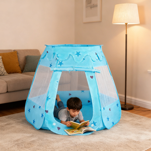 Nouvelle conception de tente pour enfants en forme de château, style princesse, tente spacieuse pour enfants pour jeux de rôle - Product Image 2