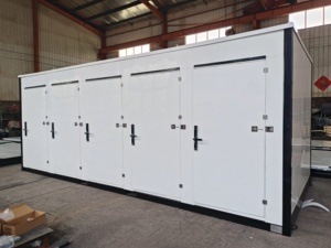 Tùy chỉnh 20ft di động có thể gập lại thiết kế hiện đại 3-năm bảo hành di động Side Door thép lưu trữ gấp container - Product Image 4