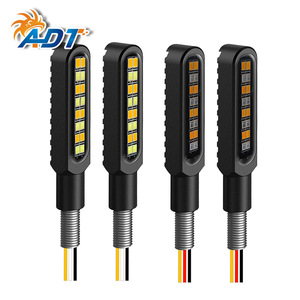 ไฟเลี้ยวรถมอเตอร์ไซค์แบบไหล 12led สีแดงเหลือง ไฟเบรก ไฟเลี้ยวกระพริบ - Product Image 3