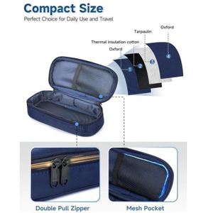For Bestseller Polyester Insulin Cooler Bag with Protective Ice Pack Portable Insulin Storage Case Medicine Refrigeration Box - Product Image 6