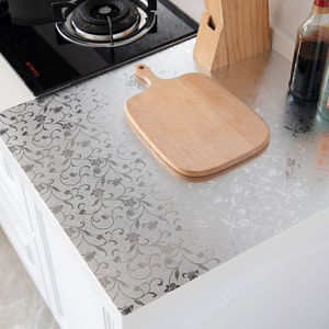 Cubierta de lámina dorada y plateada <span class=keywords><strong>para</strong></span> estufa, resistente al agua, a prueba de manchas de aceite, Pegatina autoadhesiva <span class=keywords><strong>para</strong></span> Decoración de cocina de pared, <span class=keywords><strong>vinilo</strong></span> de 60cm - Product Image 4