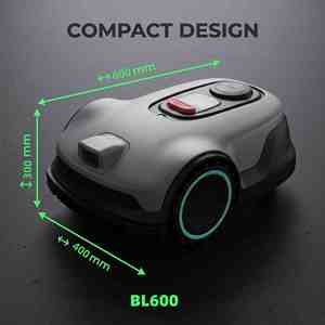 Tondeuse à gazon robotisée sans fil pour surfaces jusqu'à 600 m² M. App Controlled Waterproof Automatic Return to Charge Obstacle Avoidance - Product Image 1