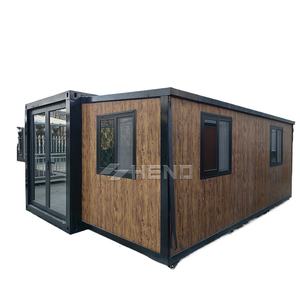 <span class=keywords><strong>Maison</strong></span> conteneur extensible de 40 pieds sur 20 pieds, villa préfabriquée prête à l'emploi, étanche et ignifuge - Product Image 3