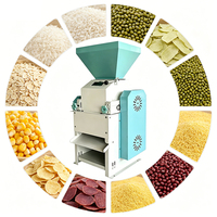 Plaqueuse à céréales/moteur à bas prix avec élévateur spiralé 450 kg/h pour flocons de riz et chips de maïs en Asie du Sud-Est