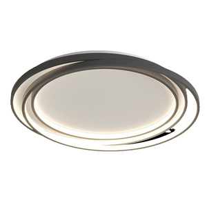 DJJLight Modern Recessed Ceiling Light Metal Finish 30CM LED 12W Warm White Paper Cover Iron Base <b>Remote</b> <b>Control</b> Living Room - Product Image 1