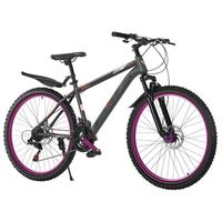 Vélo de montagne tout-terrain pour adulte avec suspension, roues de 26 pouces, frein à disque, double amortisseur avant et arrière