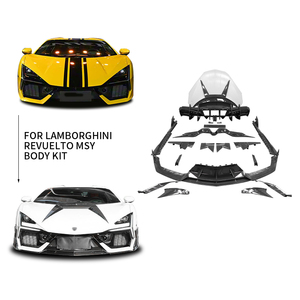 MSY Style Dry Carbon Fiber Car Body Kit for Lamborghini Revuelto Front Lip Side Skirts Rear Diffuser <b>Engine</b> <b>Hood</b> Wheel Eyebrows - Product Image 1