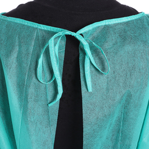 Nivel de alto rendimiento 1 <span class=keywords><strong>2</strong></span> <span class=keywords><strong>3</strong></span> Bata quirúrgica con puño elástico desechable no tejido de 30GSM - Product Image 2