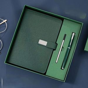 Custom Diary PU Leather Notebook Journal for Gift Business Anniversary Gift Promotional Pen <b>Note</b> <b>Book</b> Umbrella Corporate Set - Product Image 4
