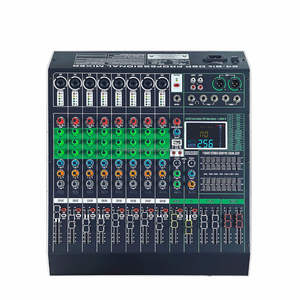 Consola Mezcladora de Audio Profesional de 4 Canales GAX-DX8 con Conexión USB, 256 Efectos DSP Integrados y Luces LED Dobles Laterales - Product Image 1