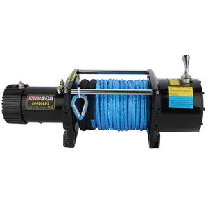 Heavy Duty 20000LB Electric Winch With Synthetic Rope For Truck