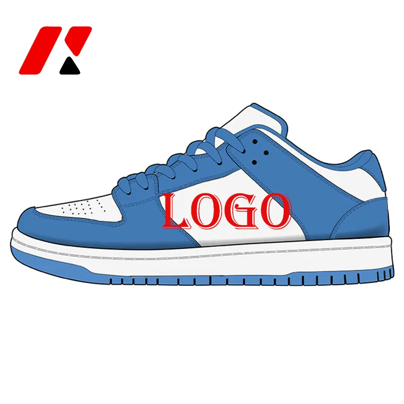 OEM ODM Manufacturers Original Customized Logo Genuine Leather SB Low Sneakers Design Skateboard Casual Men Custom Shoes