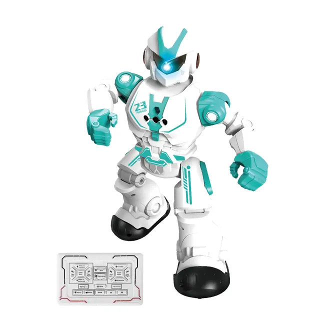 Işık ve müzik dans eden robot ile çok fonksiyonlu uzaktan kumanda programlama robotları rc robot oyuncaklar