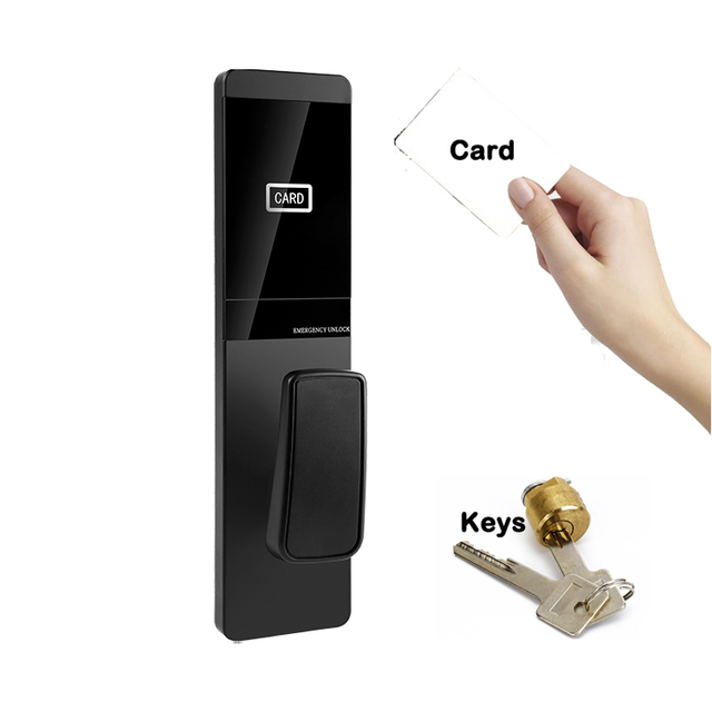Touchless Keyless RFID Access Control Key Card Hotel Door Lock with Management Software System