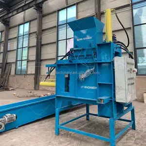 Best selling baler machine for grass rice husk compactor baler press baling machine