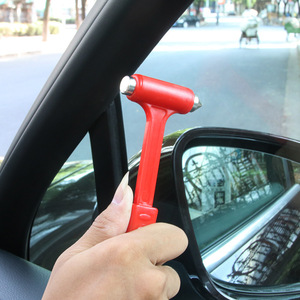 Marteau de sécurité automobile de haute qualité, couteau pour ceinture de sécurité, ABS, acier au carbone, brise-vitre de voiture automatique - Product Image 6