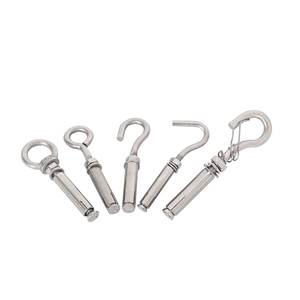 304 Edelstahl Expansionshaken Ösenschraube M6 M8 M10 M12 Rostfrei Hochbelastbarer Ankerbolzen zum Aufhängen von Gitterbändern - Product Image 1
