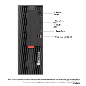 I7-14700 CPU de bureau haute Performance 32G DDR5 1 To SSD Graphiques intégrés Lenovo ThinkCentre K70 Ordinateur de bureau - Product Image 2