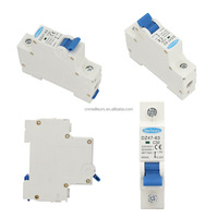 Hecho en fábrica 1P 2P 3P 4P 0.5A 1A 2A 3A 63A AC MCB Disyuntor en miniatura 6KA MLS Tipo C B D 230V 400V con certificado CE