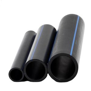 Tuyau en PEHD noir de 50 mm, 63 mm, 110 mm avec bande bleue pour la distribution d'eau municipale, fabriqué en usine - Product Image 1