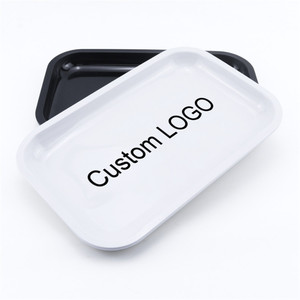 <strong>Rolling</strong> <strong>Tray</strong> <strong>Custom</strong> Metal Tobacco Storage <strong>Tray</strong> Dry Herb Grinder Metal Serving <strong>Tray</strong> - Product Image 1