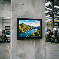 Monitor LCD Industri 10,4 Inci 1024x768 4:3 Layar Kecerahan Tinggi HDMI VGA untuk Peralatan Otomasi Pabrik
