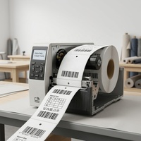 Yazdırılabilir Kağıt RFID Giysi Etiketi 110x37mm U9 UHF Perakende İçin Giyim Etiketi