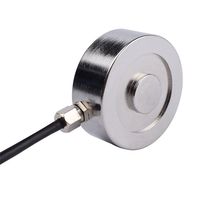 Fibos Stainless Steel Mini Button Compression Load Cell 100kg 2000kg Seri FA10 Sensor Uji Gaya Pemasangan Tetap Kapasitas Tinggi