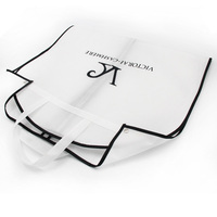 Sacs de rangement pour vêtements en gros avec fenêtre en PVC, sacs de rangement pour costumes à fermeture éclair