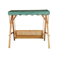 Usine directement patio antique balançoire en bois extérieur jardin sapin balançoire en bois pour adulte