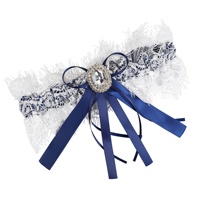 Jarretière de mariée en dentelle pour femme, accessoires de mariage, ceinture à nœud en ruban faite à la main, anneau de jambe pour robe, pour adulte, Chine ODM, entretien lavage à la main