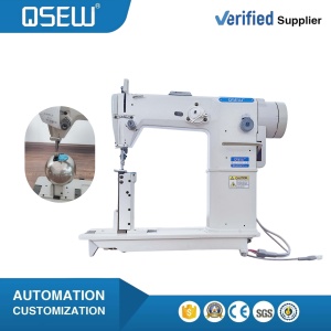 Machine à coudre pour perruques à entraînement direct QS-810D-JF, à une aiguille, avec grand crochet et point noué, pour la confection de perruques et postiches. - Product Image 1